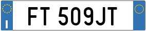 Truck License Plate
